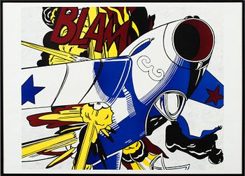 Roy Lichtenstein · ROY LICHTENSTEIN, efter, färglitografi, USA, tryckt under 2000-talet.