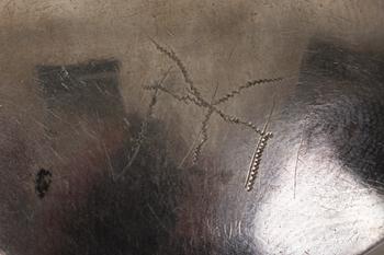 BRÄNNVINSSKED, silver, Christoffer Bauman(1758-1797/1800), 1778 Hudiksvall.
