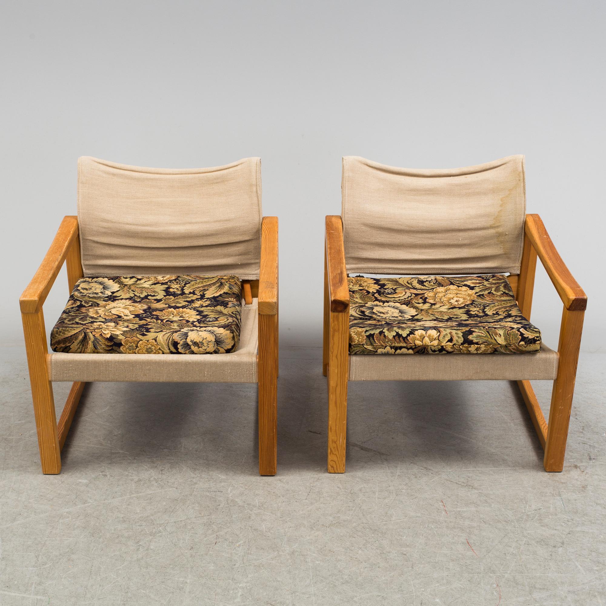 KARIN MOBRING, fåtöljer, ett par, "Diana", IKEA, 1900-talets andra hälft.