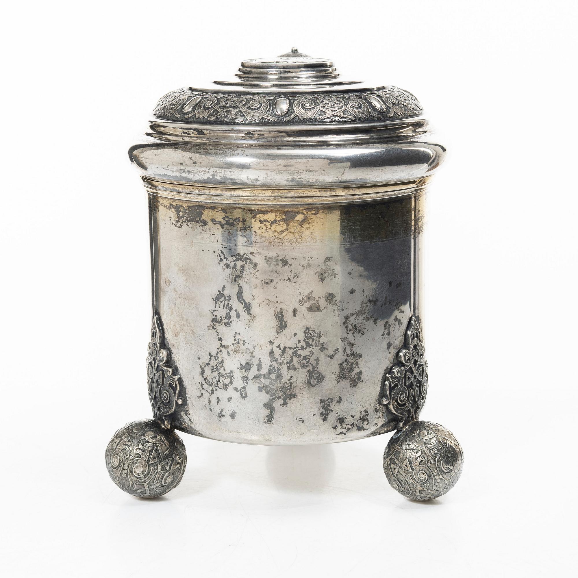 Karl Anderson, A Swedish silver tankard, mark of K Anderson, Stockholm 1916.