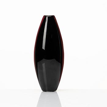 Matz Borgström, a glass vase, Orrefors, Sweden 1989.
