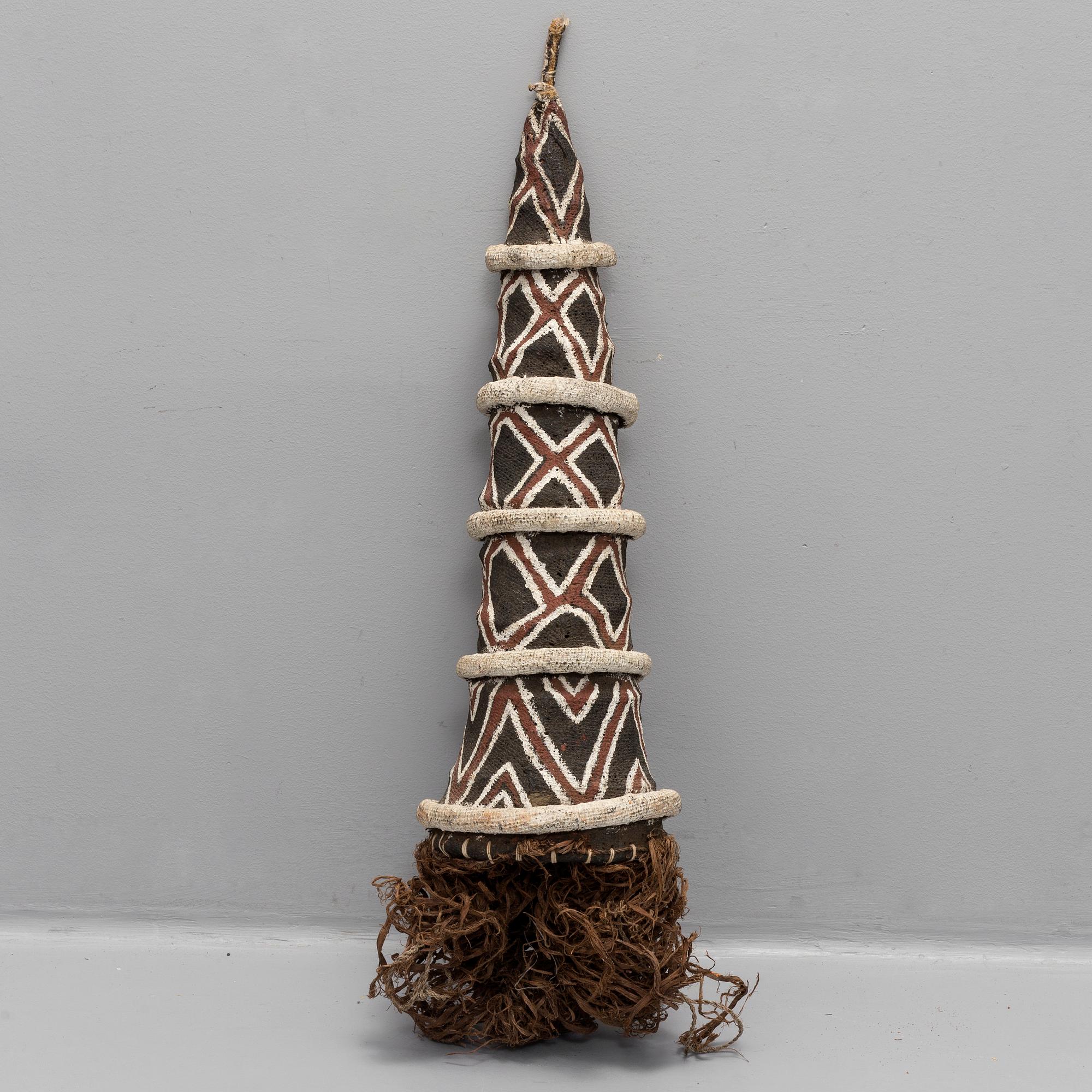 A "Chikunza" fiber mask, probably Zimbabwe or Zambia, second half of the 20th century.