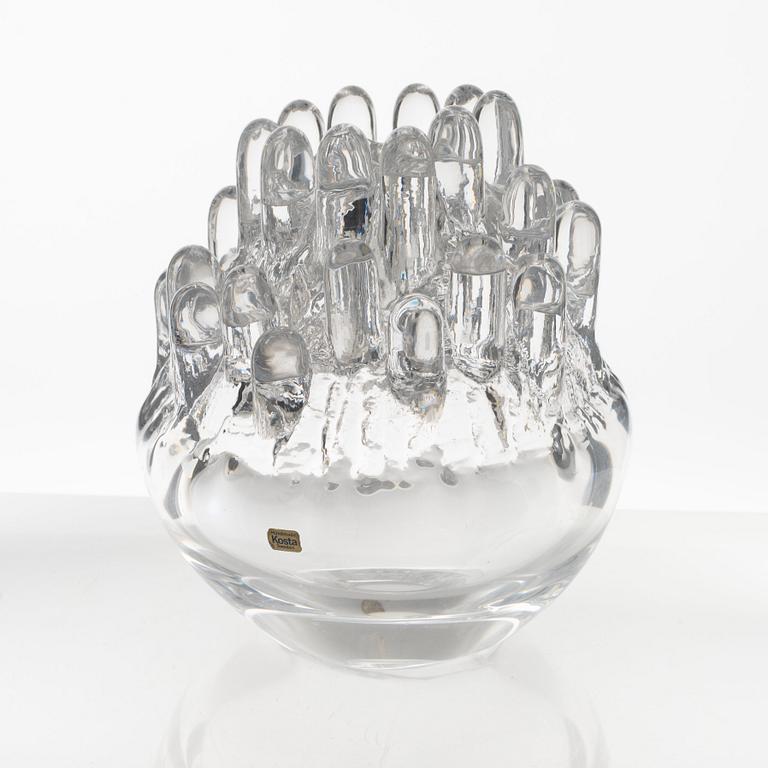 Göran Wärff, glasskulptur/ljuslykta, Kosta.
