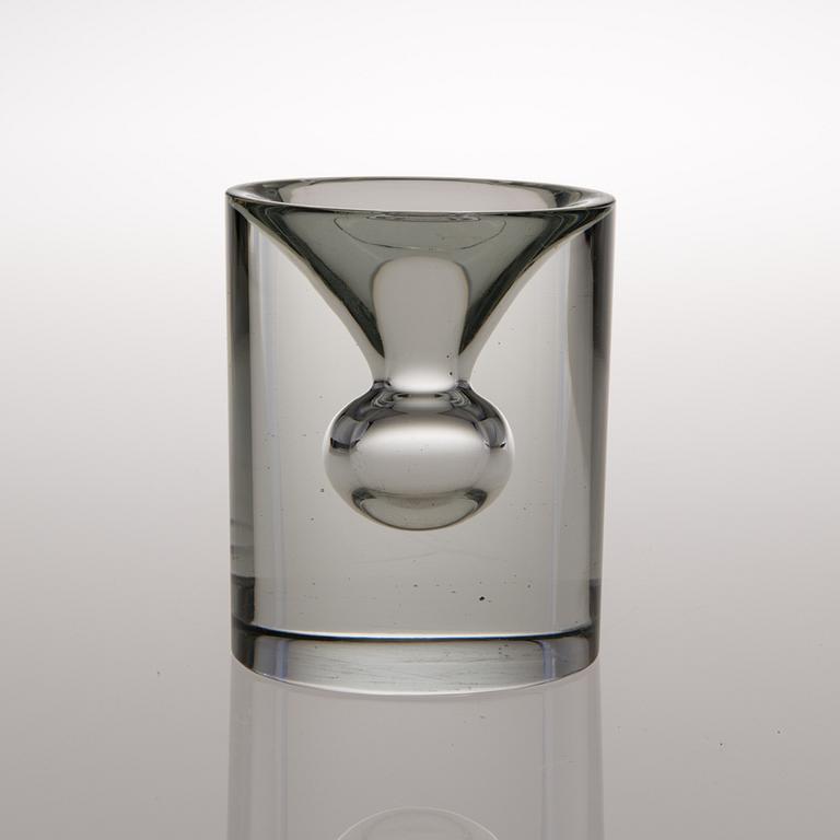 TAPIO WIRKKALA, A GLASS SCULPTURE, 3577. Tokio. Sign. Tapio Wirkkala, Iittala -55.
