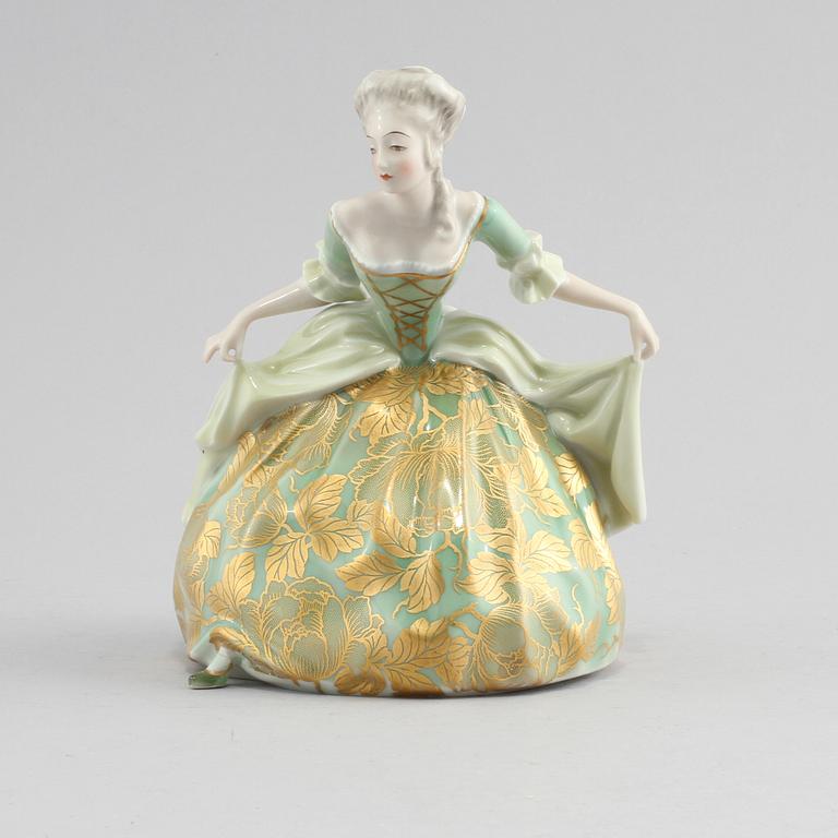 FIGURIN, porslin, Rosenthal, omkring 1900-talets mitt.