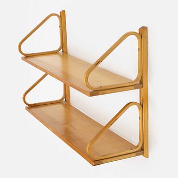 Alvar Aalto, vägghylla, modell 112B-2, Svenska Artek, Aalto Design, Hedemora, 1945-56.