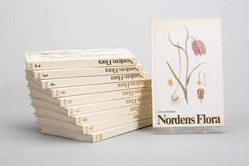 BÖCKER, 10 vol, "Nordens Flora", C A Lindman. Wahlström & Widstrand, Stockholm, 1974.