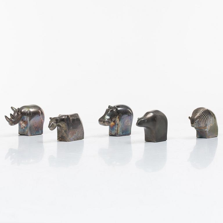 Gunnar Cyrén, five figurines, Dansk Designs, Japan.