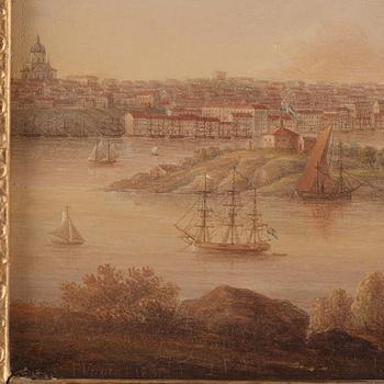 Fredric Werner (Verner), Overlooking Stockholm from Djurgården & from the West.