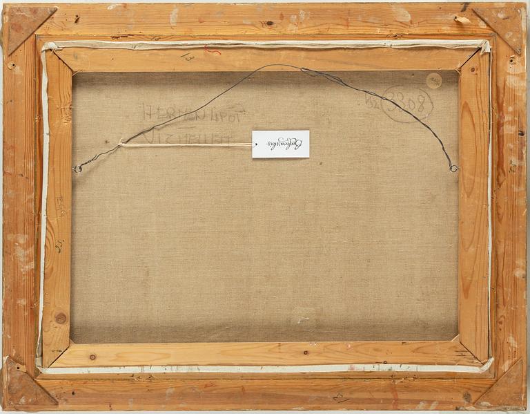 HERMAN LIPOT, oil on canvas, signed.