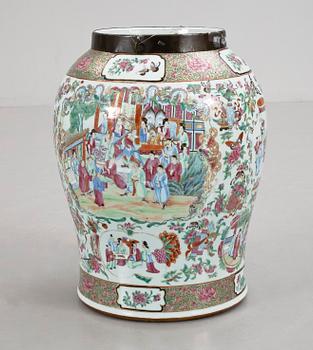 URNA, Mandarinporslin, Kina, 1800/1900-tal.