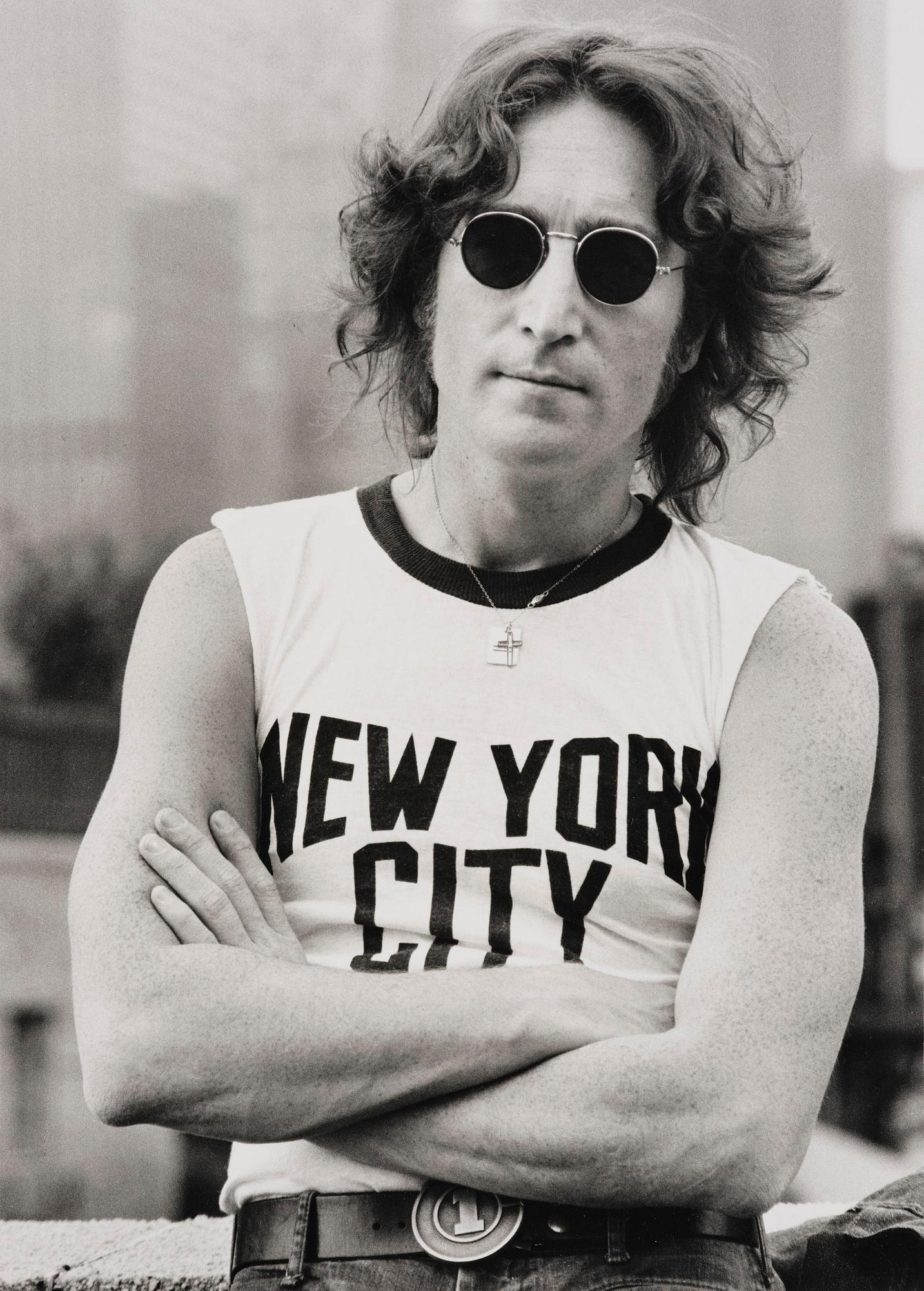 Bob Gruen, "John Lennon, NYC, 1974".
