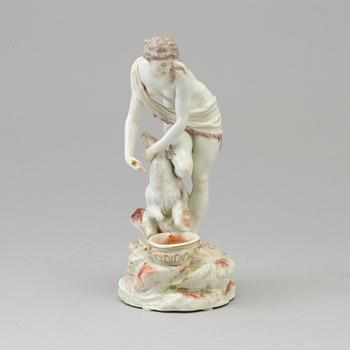 A Ludwigsburg porcelain figure, Germany, 18th Century.
