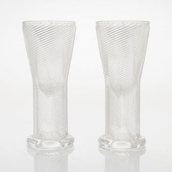 Kaj Franck, a set of six 'Delfoi' goblets, Nuutajärvi. Designed 1976, in production 1980-1981.