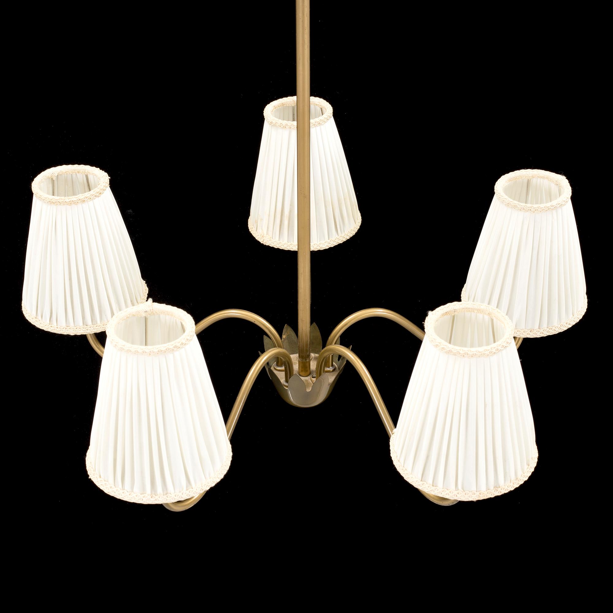 a ceiling light by Hans Bergström for Atelje lyktan in the middle of the 20th century.