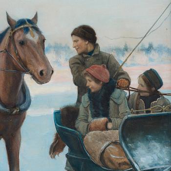 Johan Tirén, Churchgoers.