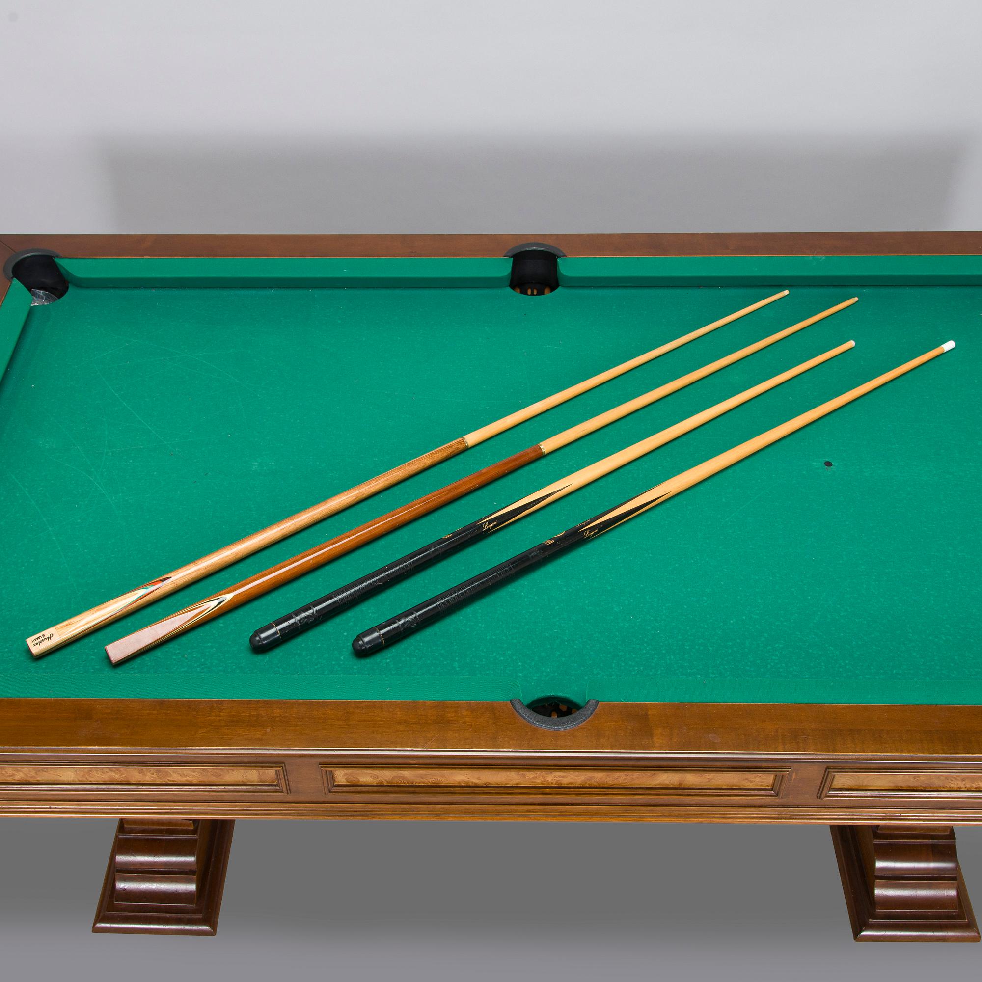 Billiard table/dining table, late 20th century.
