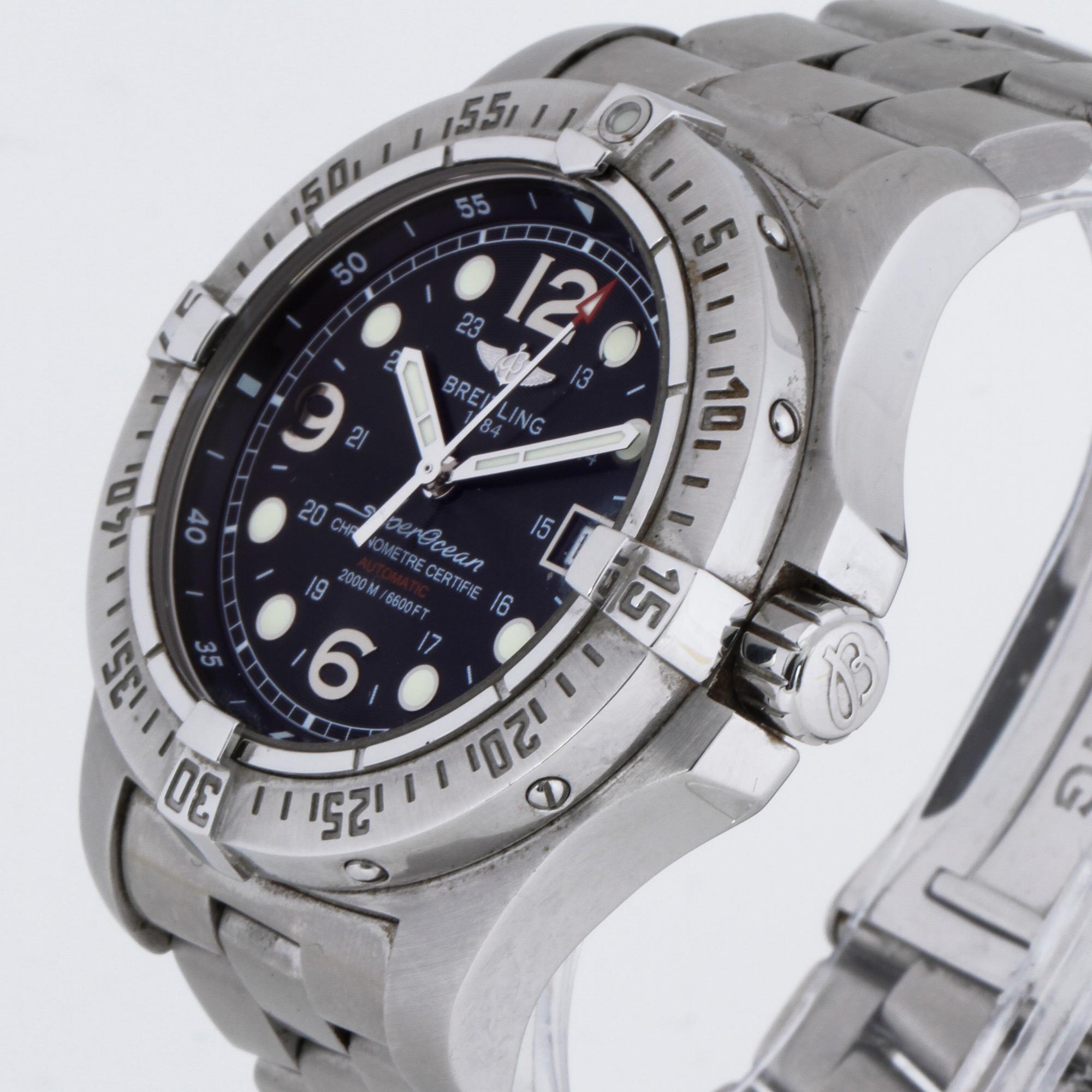 BREITLING, SuperOcean Steelfish (2000 M/6600 FT), Chronometre, wristwatch, 44 mm.