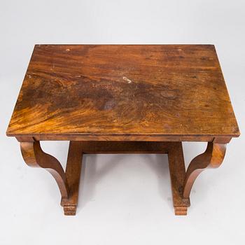 A Biedermeier style mirror and console table from the latter part of the 19th Century.