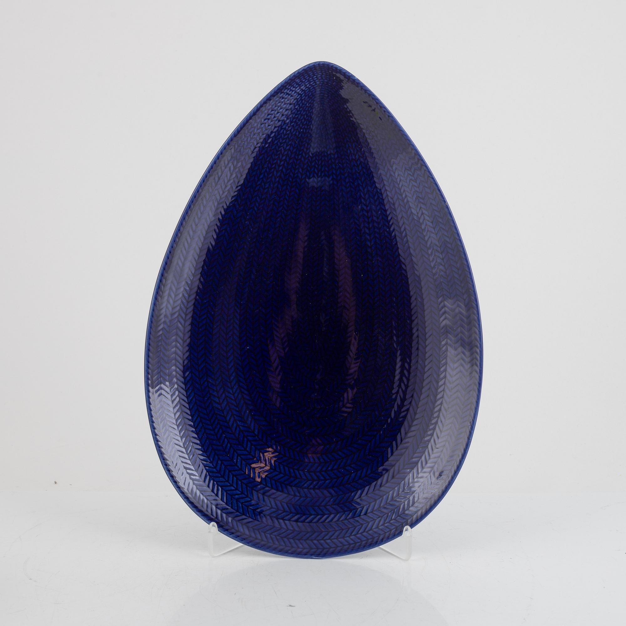 Hertha Bengtson, servis, 44 delar, "Blå eld", Rörstrand.