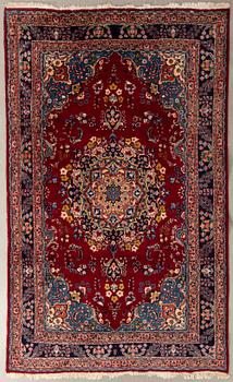 Oriental rug, old, approx. 294x190 cm.