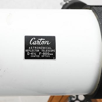 TELESKOP PÅ STATIV, Astronomical Reflector Telescope, Carton, 2000-tal.