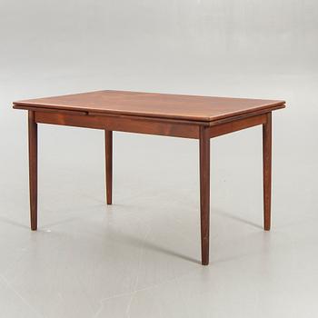 Matbord, teak, Holländskt utdrag, Danmark, 1960-tal.