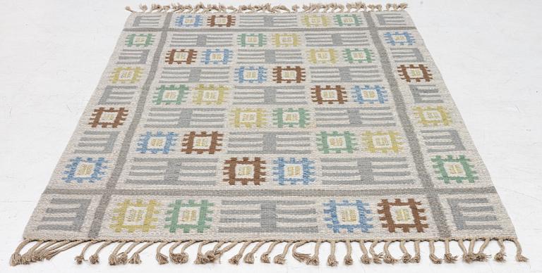 Rug, flat weave, approx. 200 x 135 cm.