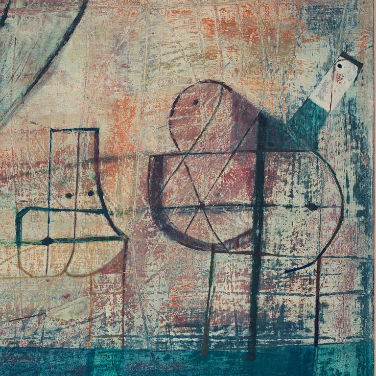 ANDERS ÖSTERLIN, oil on paper panel, signed and dated 1954.