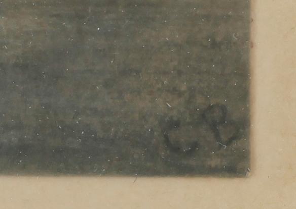 CONNY BURMAN, 1 par, akvareller, monogramsignerade.
