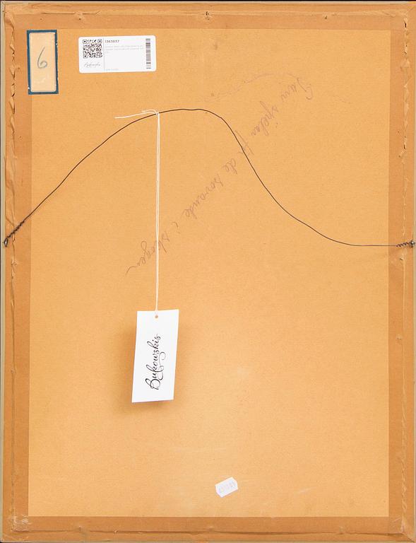 Gunnar Jonn, olja/blandteknik på papper, signerad och daterad -59.