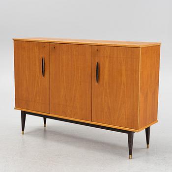 A teak veneered sideboard, mid 20th Century.
