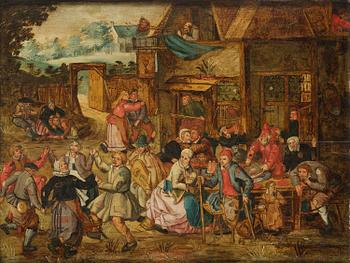848A. Pieter Brueghel dy, hans efterföljd, Bonddans.