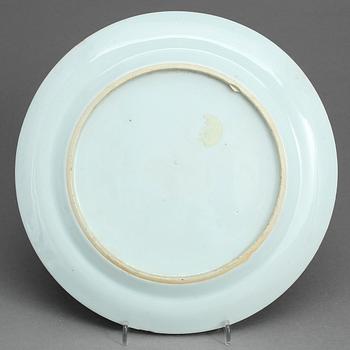 TALLRIK, porslin, Kina, Kangxi, 1700-tal.
