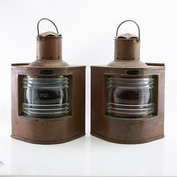 Lanternor ett par GV Harnisch Köpenhamn 1900-talets förta hälft.