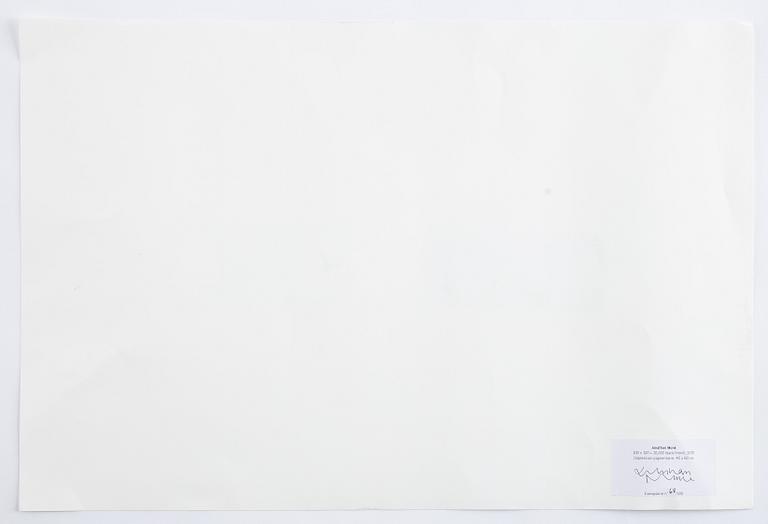 Jonathan Monk, pigment print signed numbered 68/100.