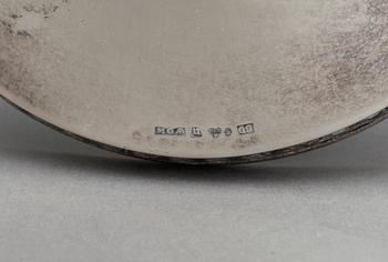 LJUSSTAKAR, ett par, silver, MGAB, Uppsala, 1966.