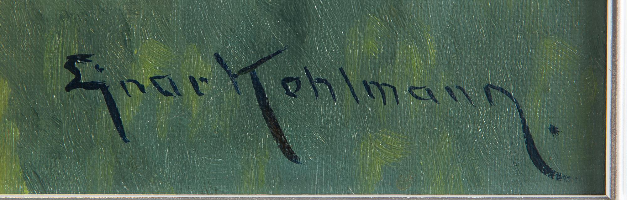 Ejnar Kohlmann, Insjölandskap.