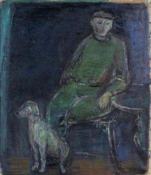 Pär Lindblad, oil on canvas, signed Pär Lindblad and dated Paris Aout 47 on verso.
