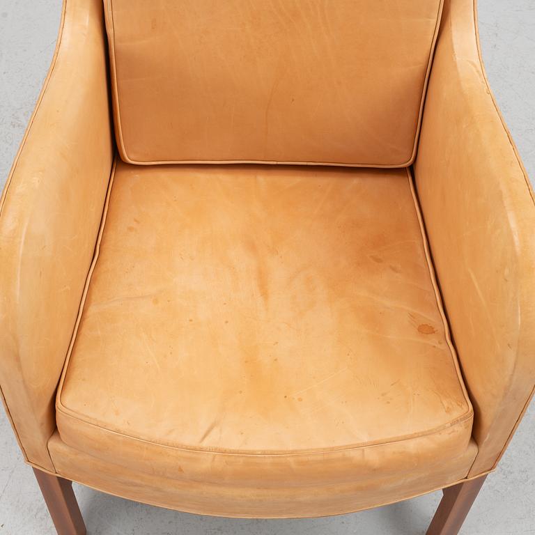 Kaare klint & Edvard Kindt-Larsen, a pair of "Mix 4396" armchairs, Rud Rasmussenm Denmark.