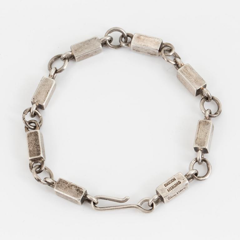 WIWEN NILSSON, armband, sterlingsilver, Lund 1962.