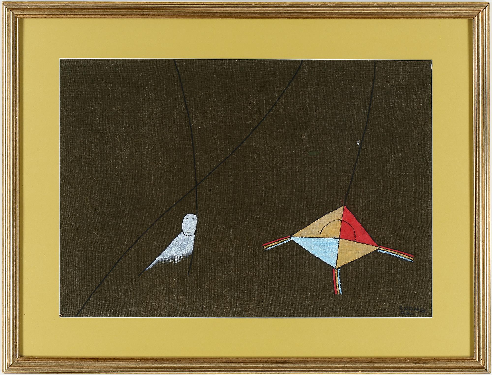 LE THIET CUONG, blandteknik, signerad och daterad (19)97.