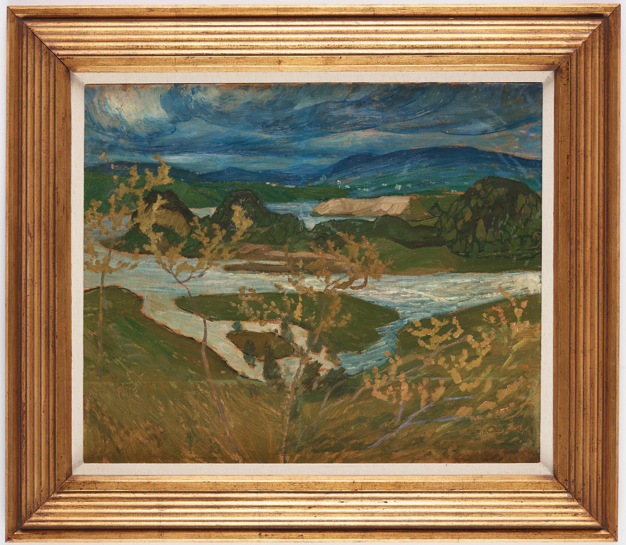 Helmer Osslund, Summer evening in Ådalen.