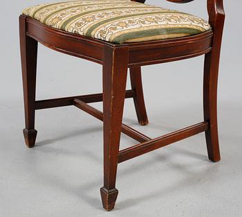 STOLAR, 6 st, engelsk stil, 1900-talets mitt.