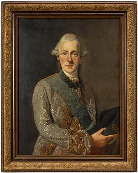 Alexander Roslin, copy after., Fredrik Adolf, (1750-1803), prince of Sweden, brother of Gustav III.
