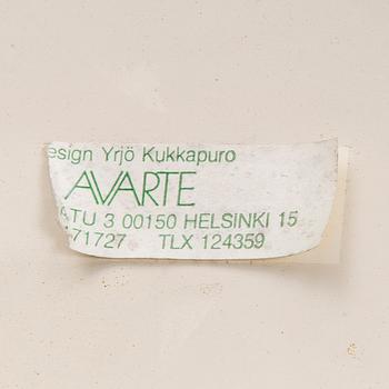 YRJÖ KUKKAPURO, tuoli, malli 415, Avarte, 1980-luvun alku.