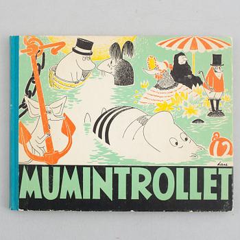 Books, 5 vol, "Mumintrollet".