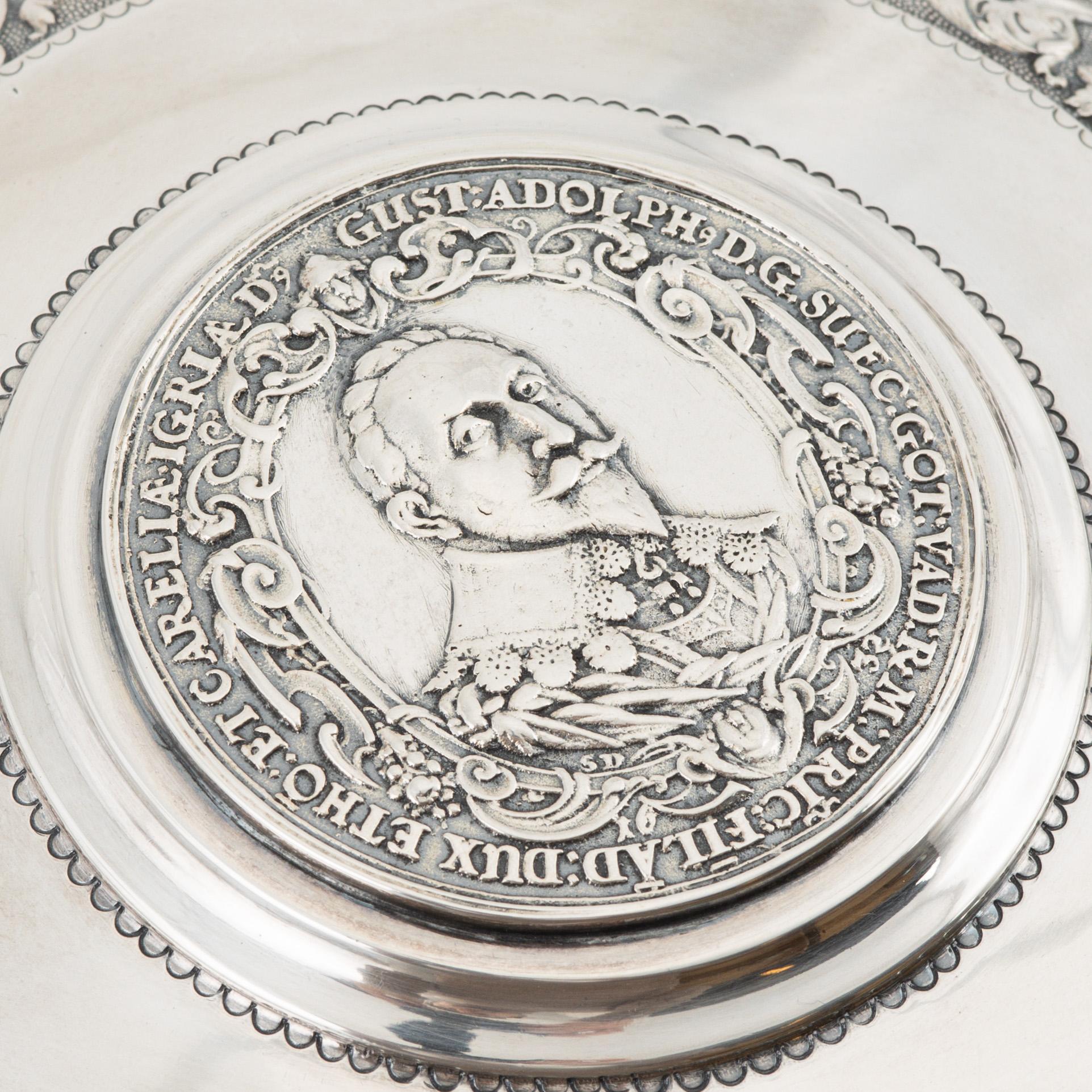 A silver Baroque style tankard, GAB, 1920.