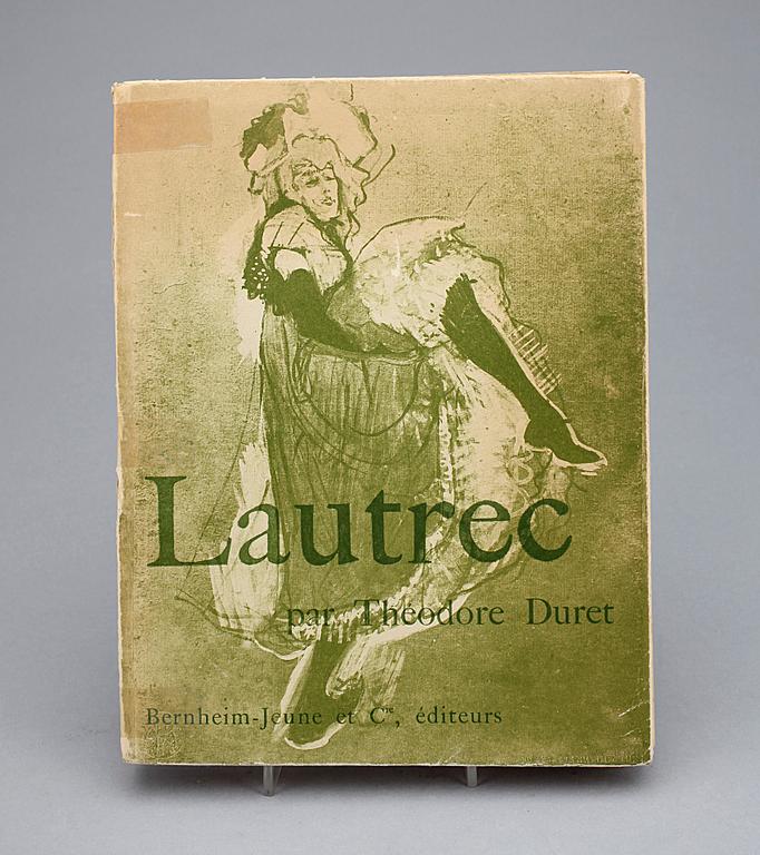 BOK, "Lautrec" av Théodore Duret, Bernheim-Jeune Paris 1920.