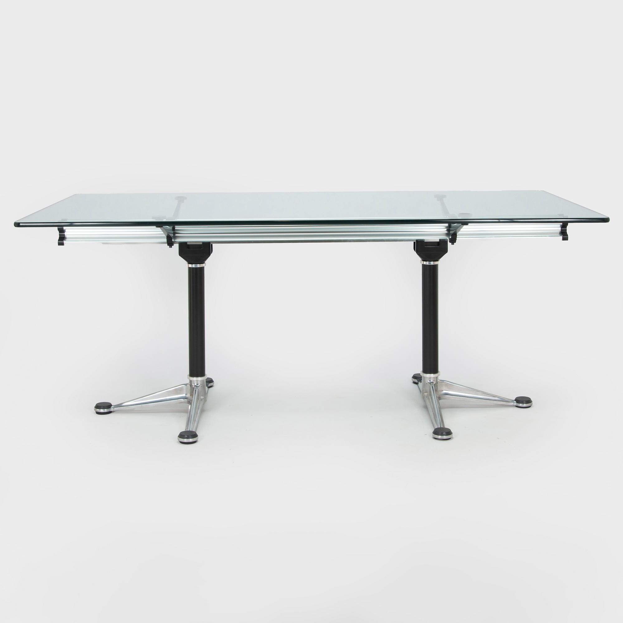 Bruce Burdick, a table, manufacturer ICF, late 20th century.